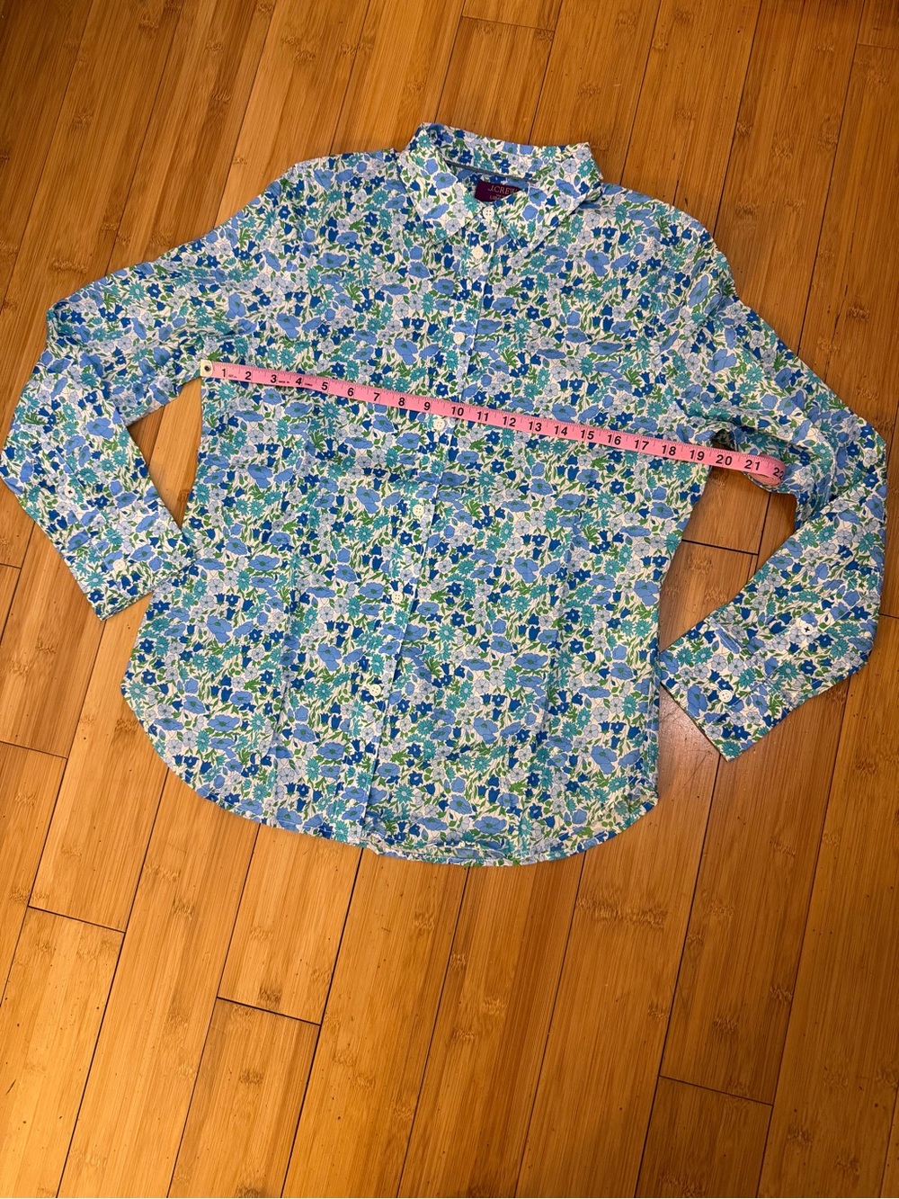 NWOT J. Crew Liberty Long Sleeve Floral Button Down Top Size 8 - Picture 11 of 16